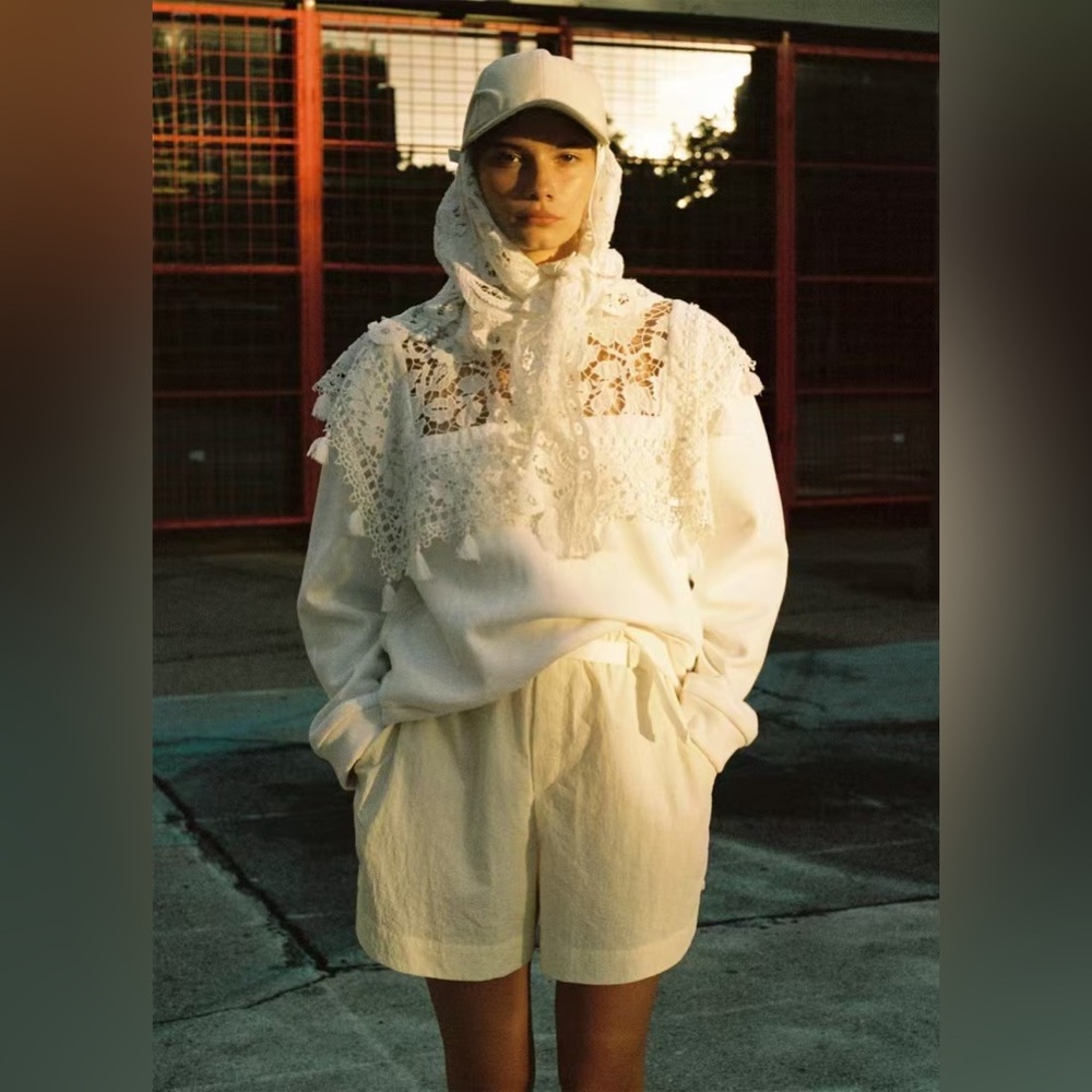 NWT Sea Joah Embroidery Sweatshirt